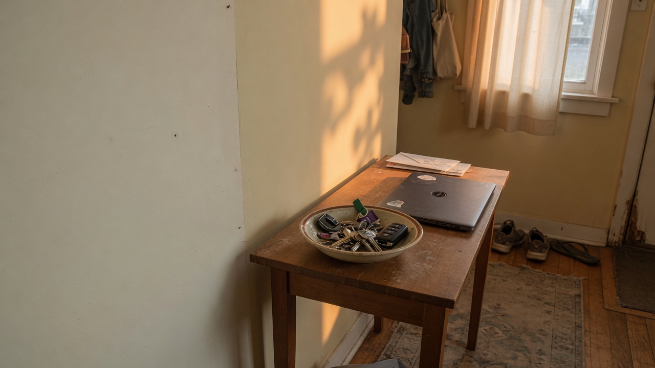 Car & Keys OS — visual representation of the Home path