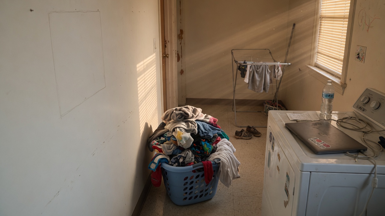 Laundry OS — visual representation of the Home path