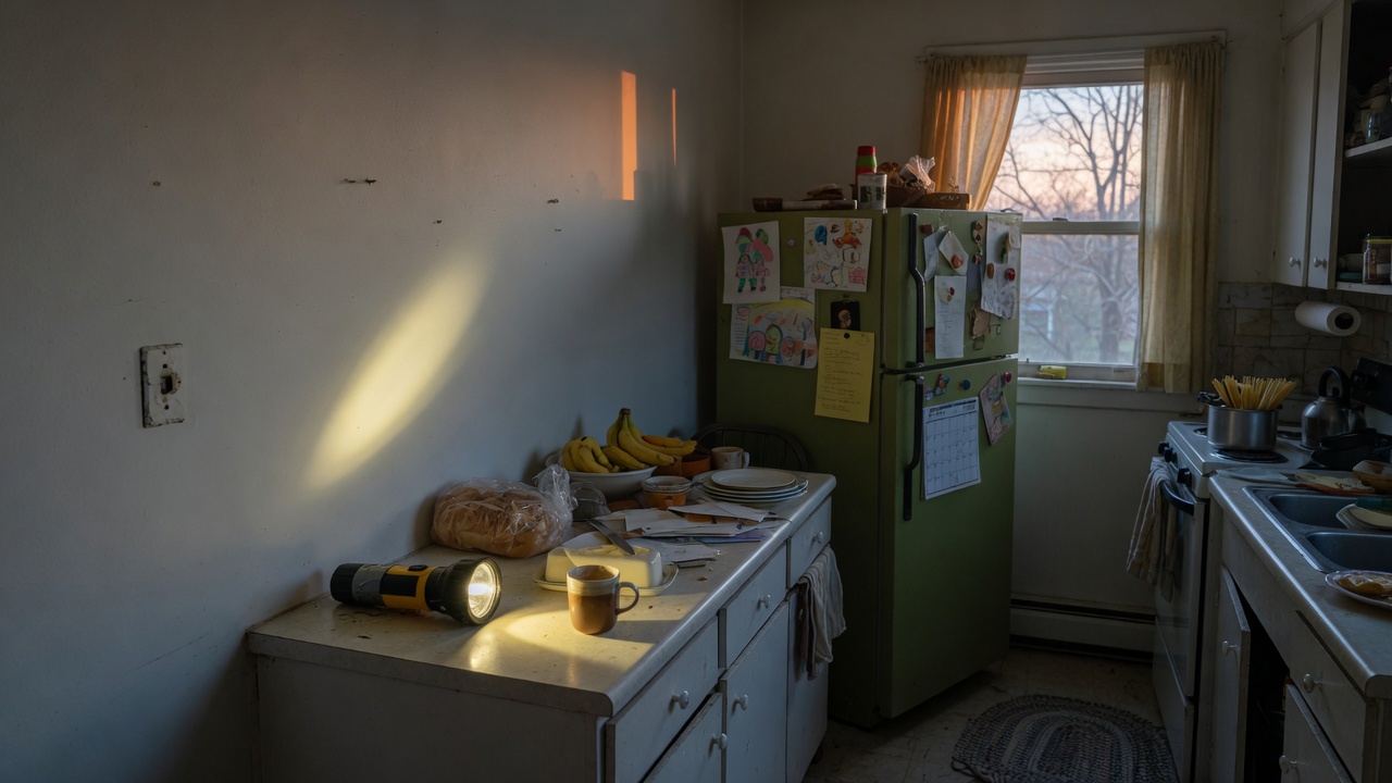 Outage OS — visual representation of the Home path